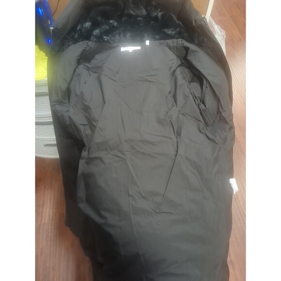 Calvin Klein Women’s Long Parka Coat Down Black XL - Picture 6 of 8